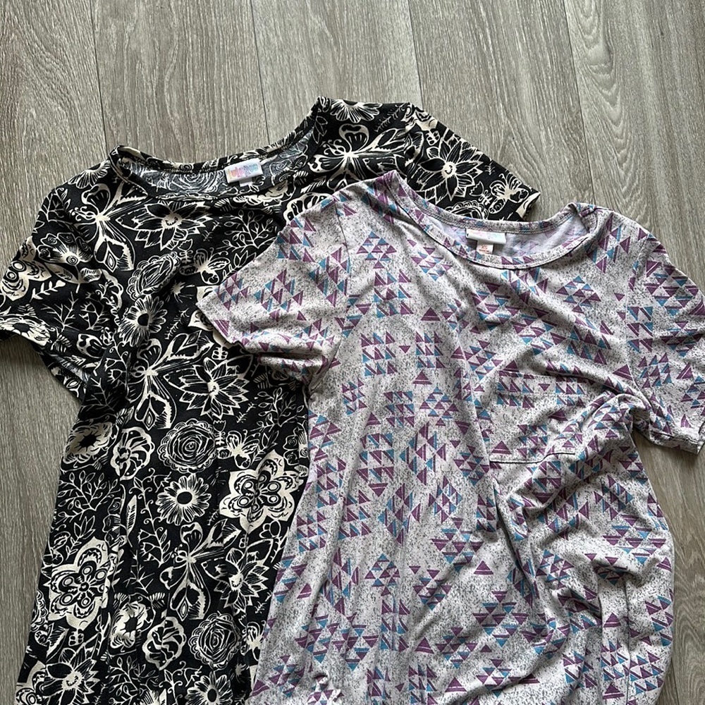 LULAROE Carly Dress Bundle of Two dresses Size Extra Small XS